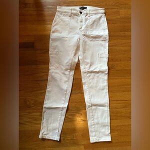 Banana Republic Off-White Cargo Pants
